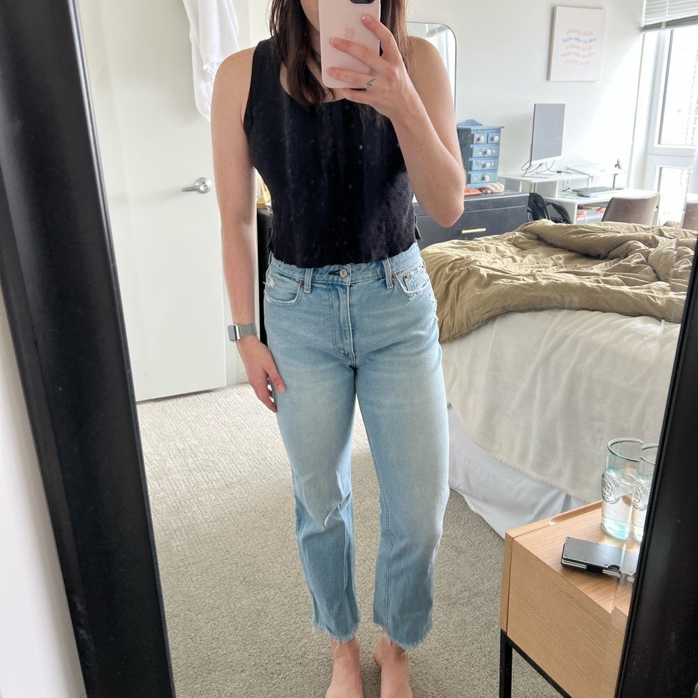 Abercrombie & Fitch straight leg jeans - comfy & great condition!